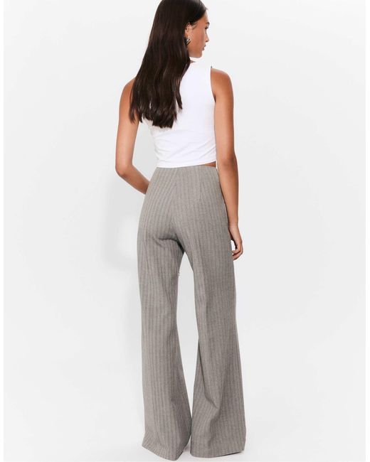 Stradivarius Gray – lockere, elegante hose