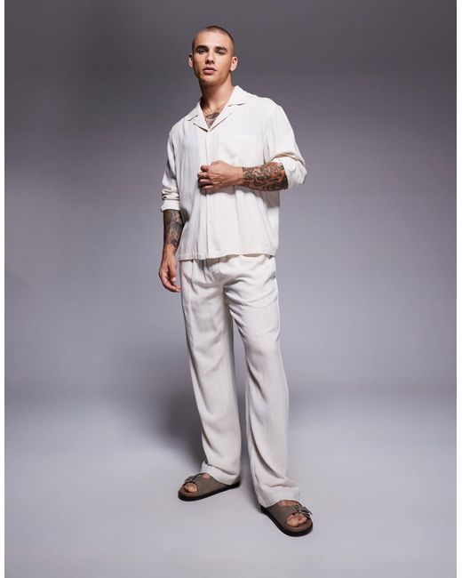 The Couture Club – strukturierte, legere webhose in Gray für Herren