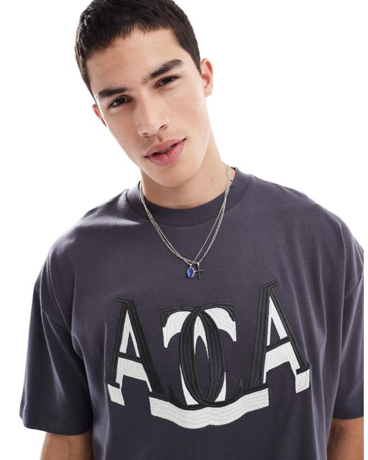 ASOS – oversize-t-shirt in Blue für Herren