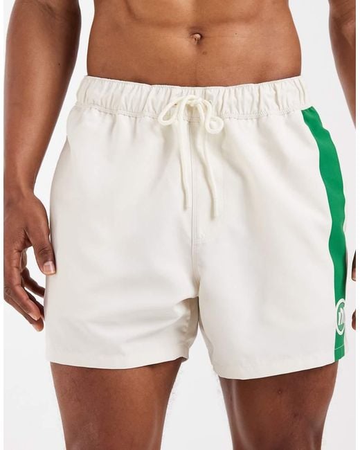 ASOS White Swim Shorts for men