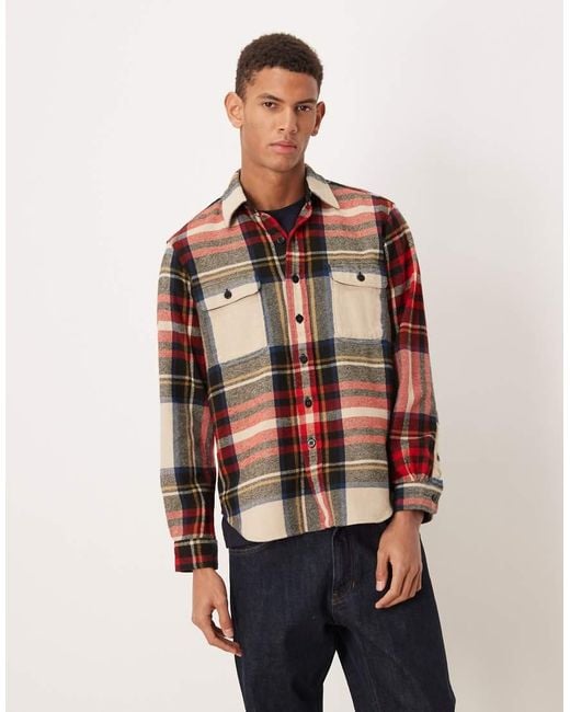Polo Ralph Lauren Long Sleeve Sport Shirt in Red for Men | Lyst UK