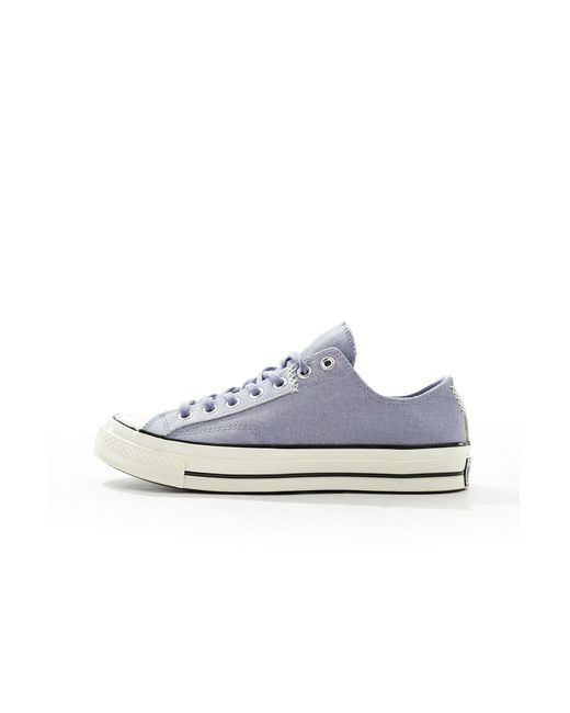 Converse Gray Chuck 70 Ox Suede And Canvas Trainers for men