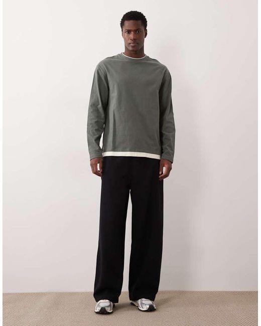 ASOS Gray Loose Sweatpants for men