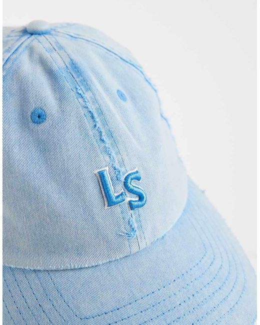 Levi's Blue Ls Monogram Logo Cap for men