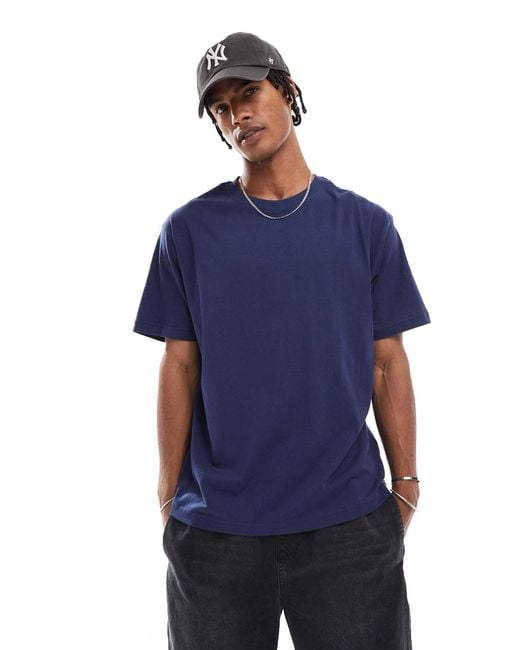 Cotton On Cotton on – locker sitzendes t-shirt in Blue für Herren