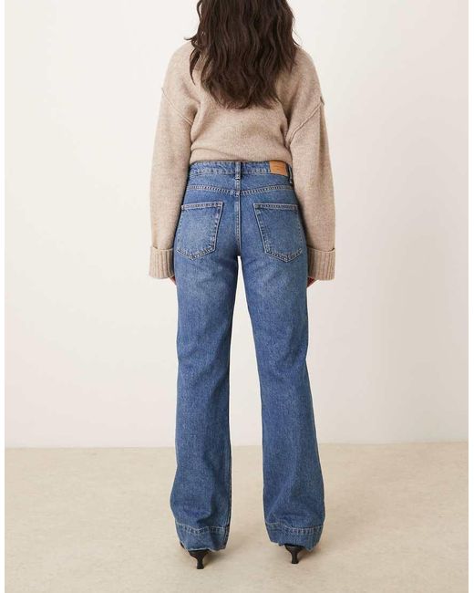 Gina Tricot Blue Straight Leg Jeans