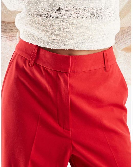 ASOS Red Petite Pants