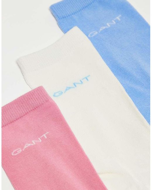 Confezione Da 3 Paia Di Calzini di Gant in Blue