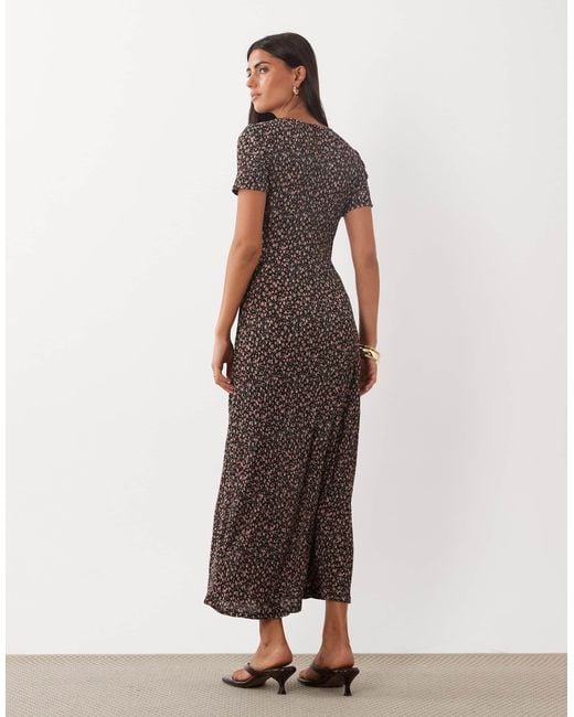 Mango Brown Midi Dress