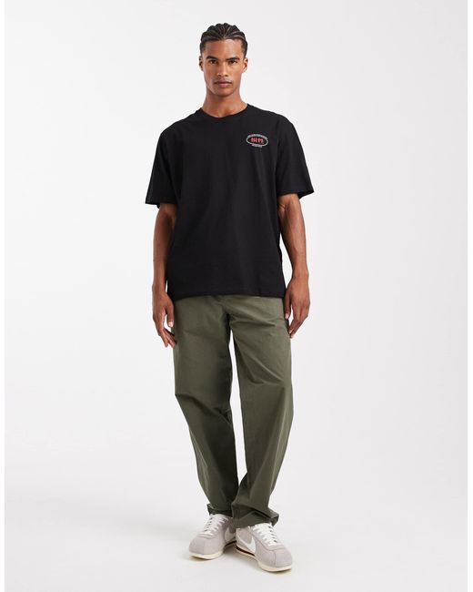 Jack & Jones – oversize-t-shirt in Black für Herren