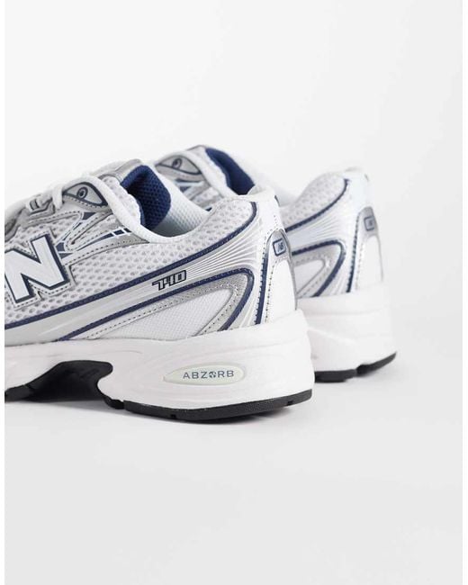 New Balance White 740 Trainers