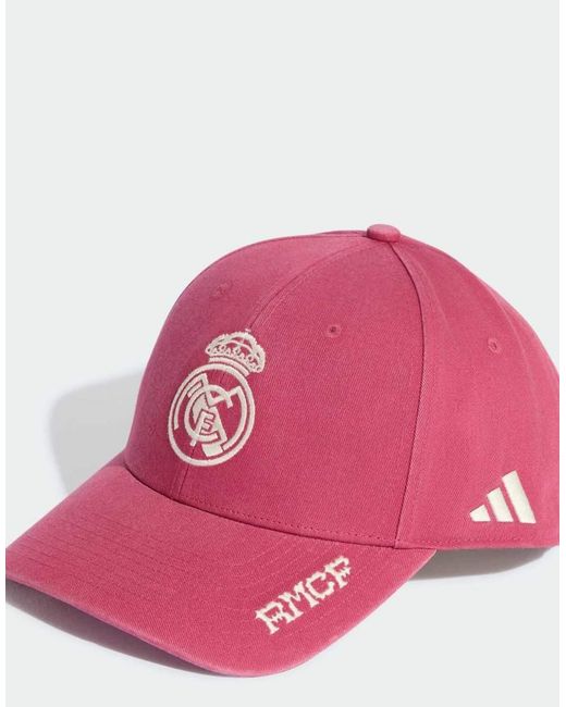 Adidas Originals Pink Real Madrid Baseball Cap