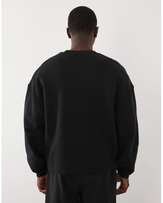 4505 Blue Rest Day Heavyweight 420Gsm Cotton Oversized Boxy Sweatshirt for men