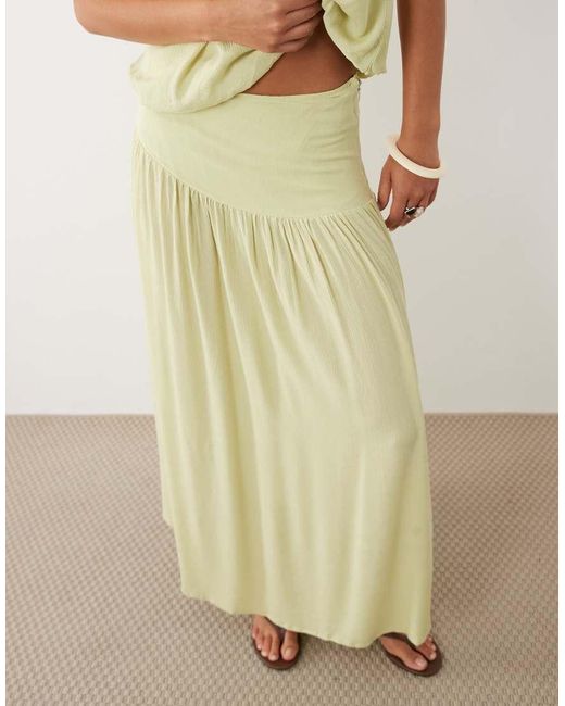 Motel Natural Fang Maxi Skirt Co-ord