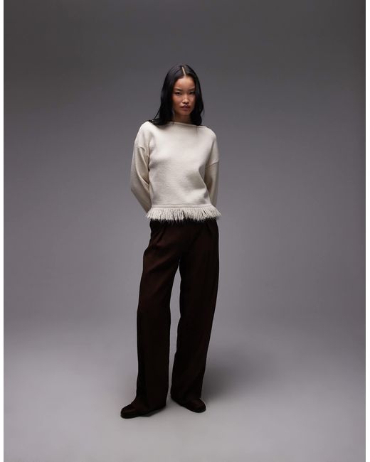 ASOS Gray – oversize-strickpullover