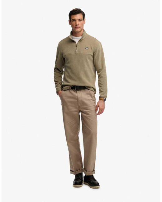 Superdry Natural Expedition Fleece Half Zip for men