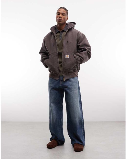 Carhartt Brown Og Active Jacket for men