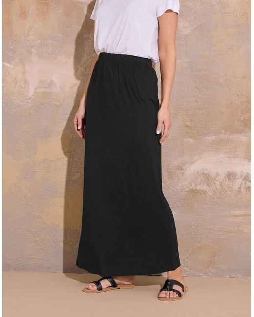 Long Tall Sally Natural Maxi Tube Skirt