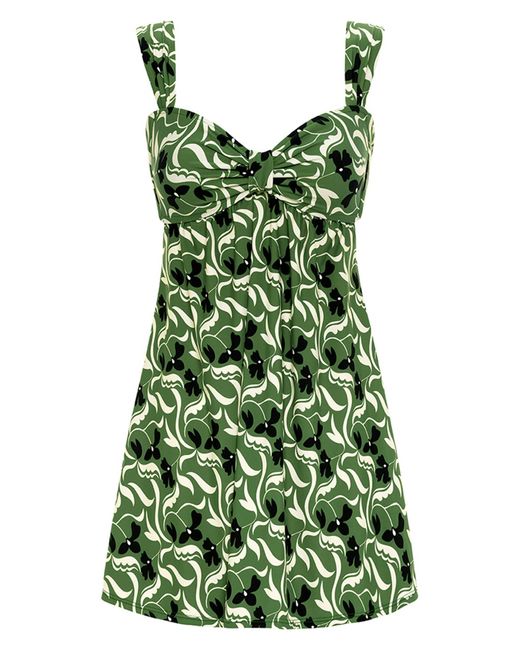 Montce Veronica Floral Devin Short Slip Dress in Green | Lyst Montce Veronica Floral Devin Short Slip Dress in Green | Lyst