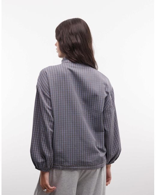 Collusion Gray Oversized Track Top