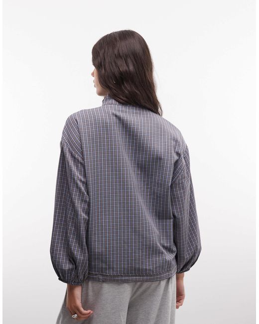 Haut Collusion en coloris Gray