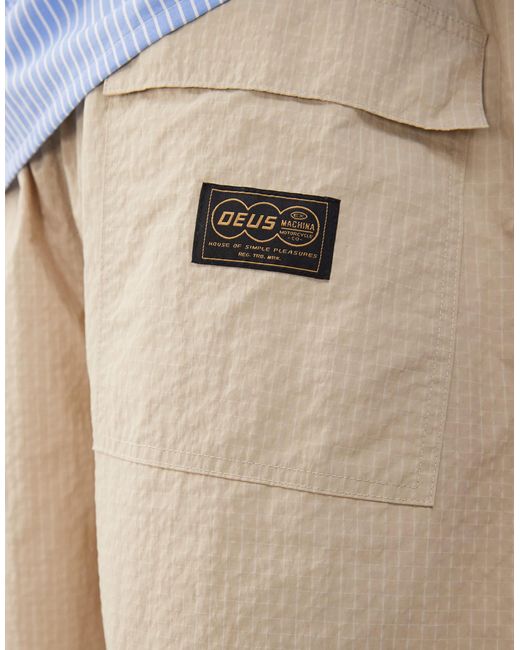 Remi - short parachute Deus Ex Machina pour homme en coloris White