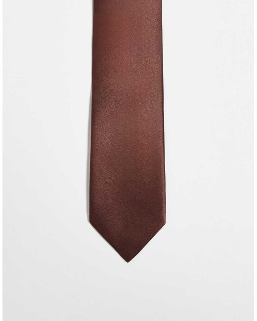 Cravatta di ASOS in Brown da Uomo