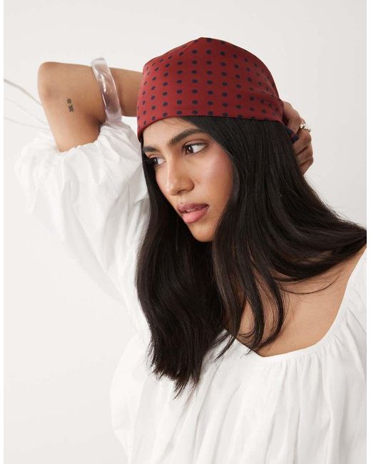 ASOS White Medium Headscarf