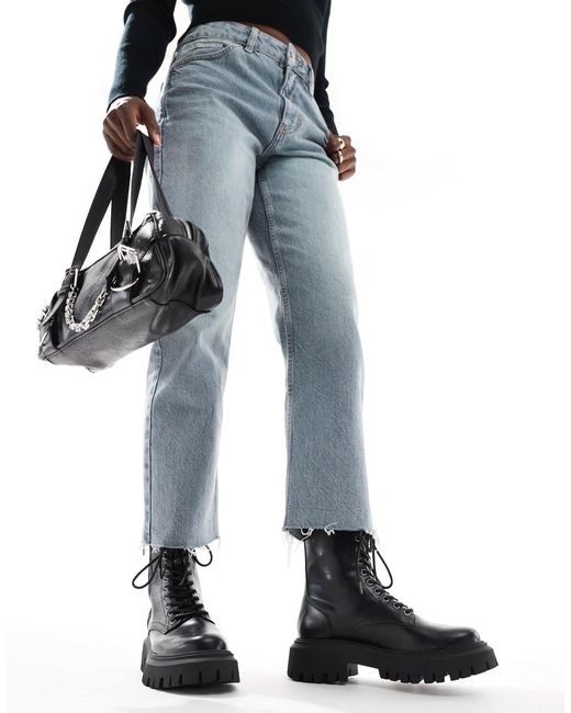 Stradivarius Blue – ankle-boots