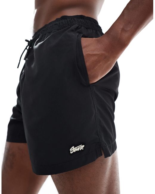 Pull&Bear – stwd – 2er-pack badeshorts in Blue für Herren