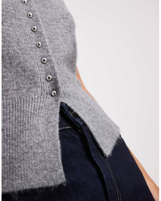 New Look Gray – strickpullunder