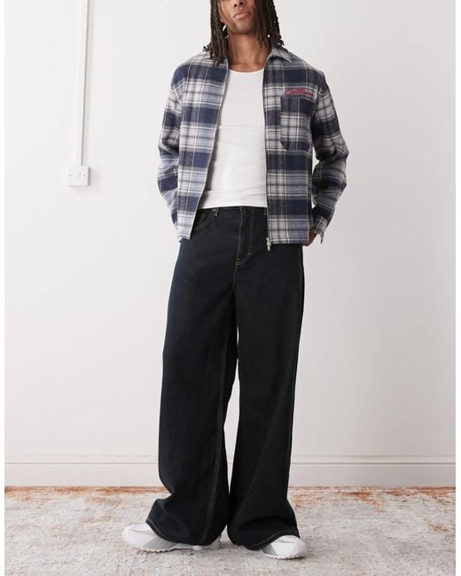 Weekday Blue Wide Leg Flare Jeans for men
