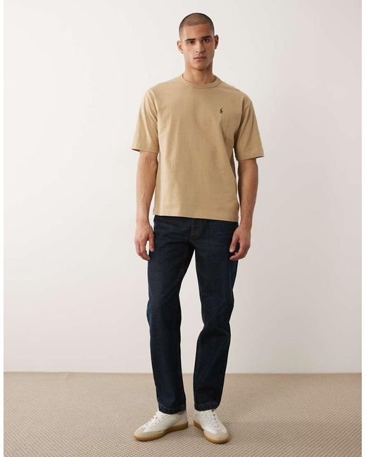 Polo Ralph Lauren Natural Icon Logo Heavyweight Relaxed Fit T-shirt for men