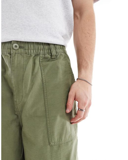 Cotton On – superweite ballon-hose in Green für Herren