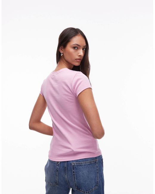 TOPSHOP Purple Tall Everyday Tee