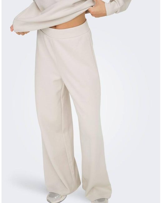 Only Play Sweatpant in het White