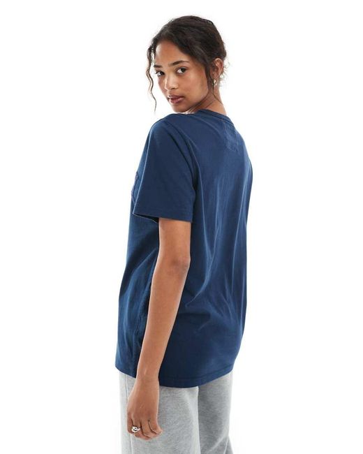 Superdry Blue Athletic Tonal Oversized T-Shirt