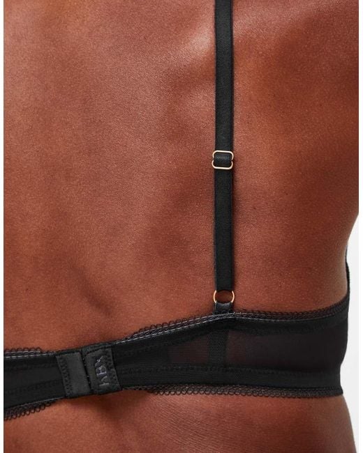 KBX Black Knickerbox Alice Non Pad Plunge Bra