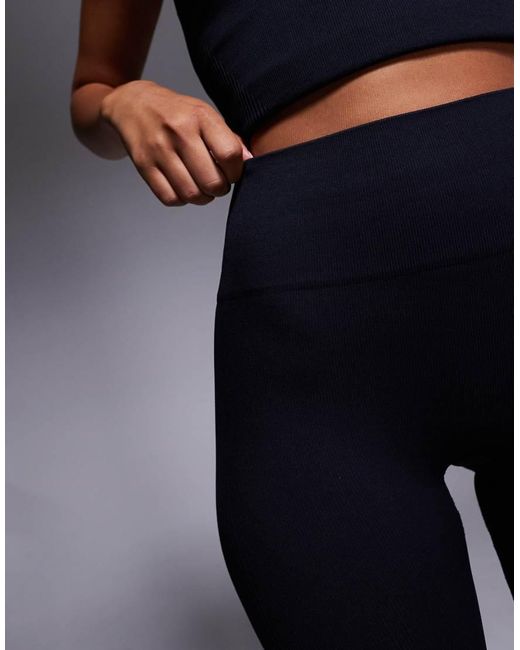 4505 Blue Seamless Sculpting High Waist Gym Leggings