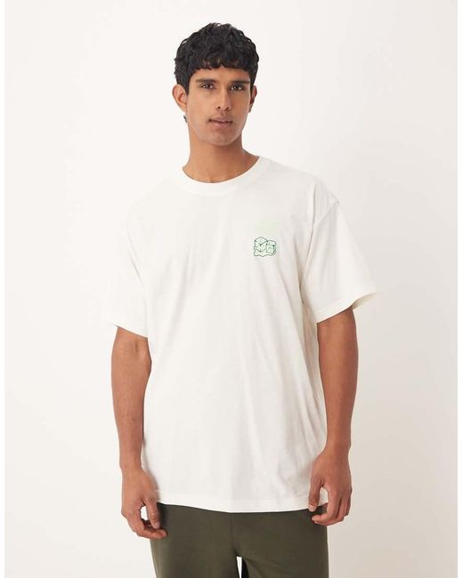 Adidas Originals White Iced Coffee Graphic T-Shirt for men
