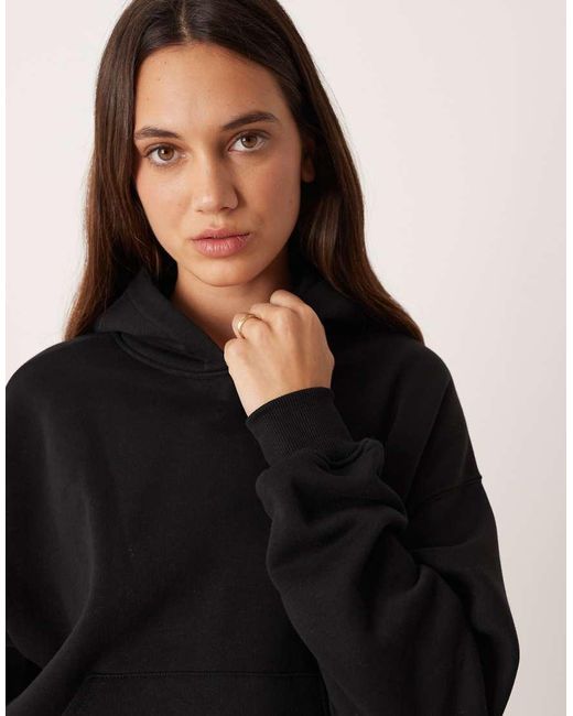 Gina Tricot Black Co-Ord Relaxed Fit Hoodie