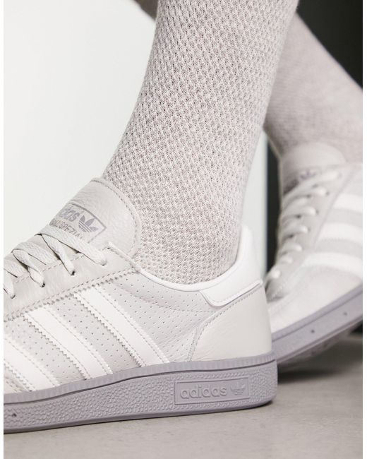 Adidas Originals Gray Handball Spezial Gum Sole Sneakers