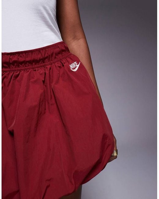 Nike Red Bubble Skirt