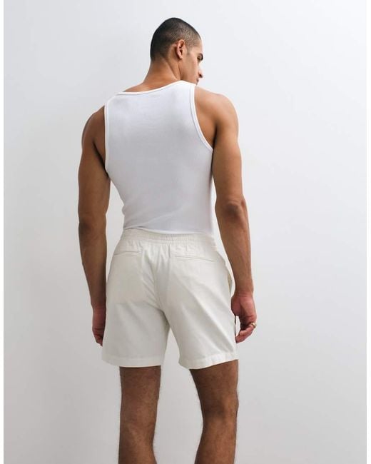 Polo Ralph Lauren White Woven Classic Fit Shorts for men