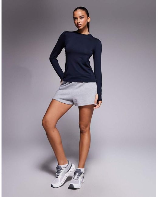 4505 Blue Icon Active Quick Dry Long Sleeve Running Top