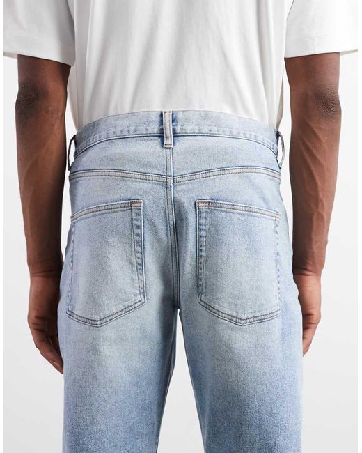 ASOS White Stretch Tapered Jeans for men