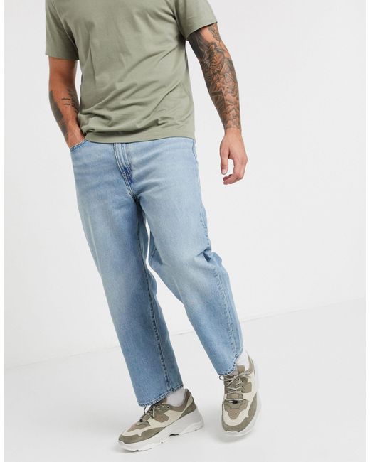 stay loose cropped men's jeans