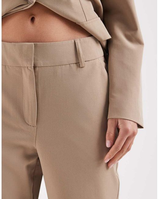 Vero Moda Natural Straight Leg Tailored Pants
