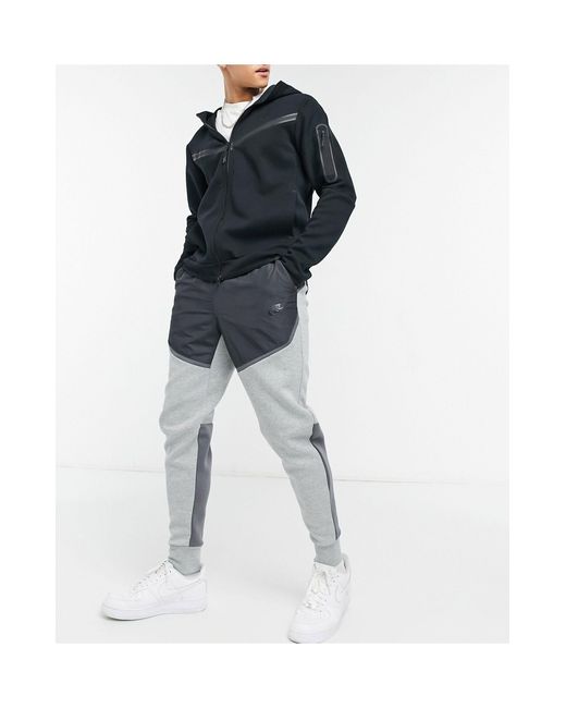 Nike Tech Fleece Colourblock joggers in 