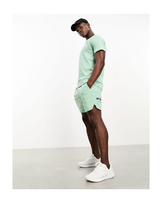 New Balance Green Tenancy Shorts for men